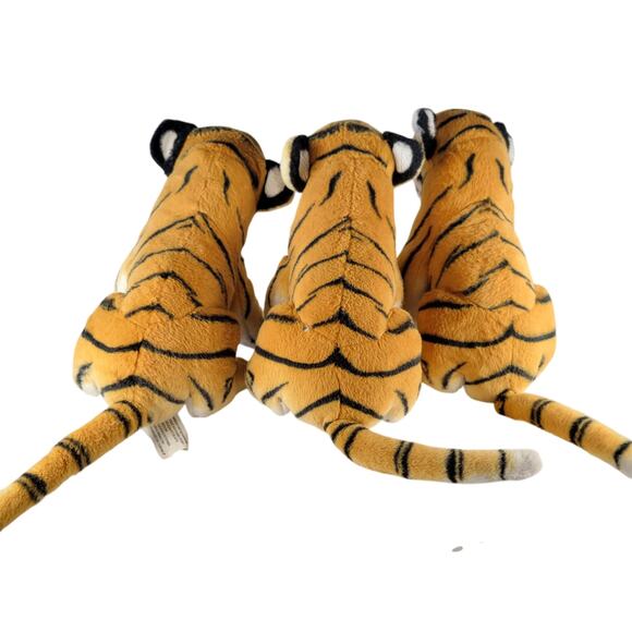Tiger Plush Stuffed Animal 8" American Furniture Warehouse 2021 Lot of 3 Plushie - Picture 3 of 16